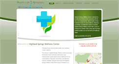 Desktop Screenshot of highlandspringswellness.com